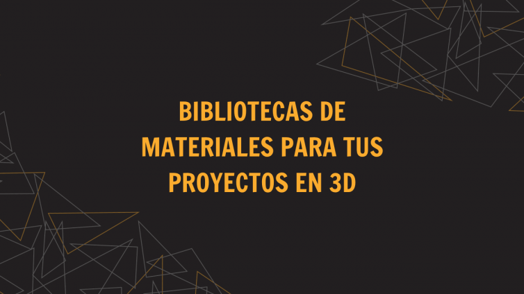 bibliotecas de materiales 3d