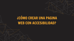 accesibilidad web