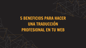 traduccion web profesional