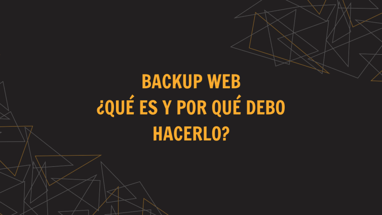 QUE ES UN BACKUP WEB