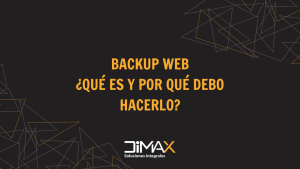 QUE ES UN BACKUP WEB