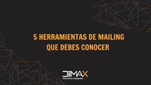 5 herramientas de email marketing