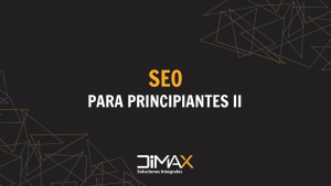 guía SEO para principiantes