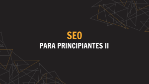 guía SEO para principiantes