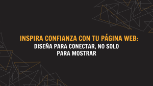 cómo inspirar confianza con tu página web